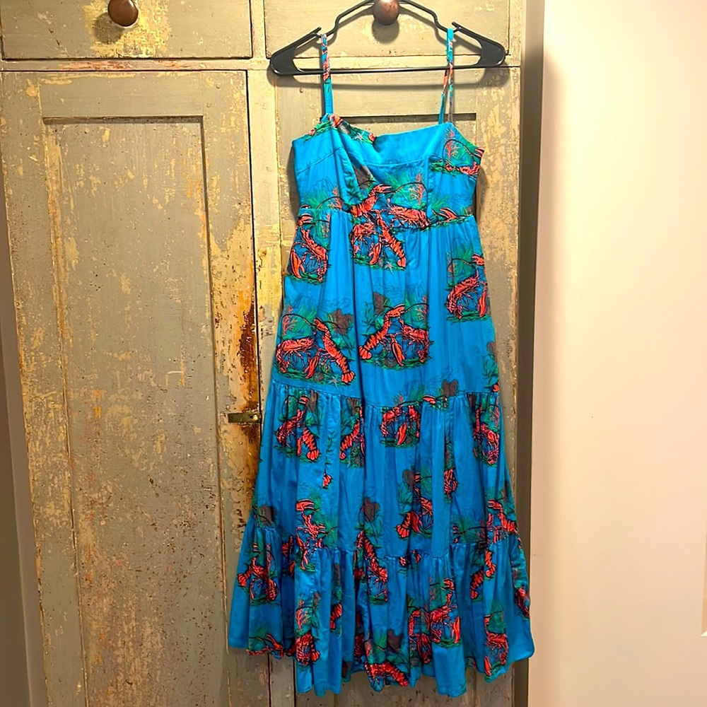 Lobster print maxi
